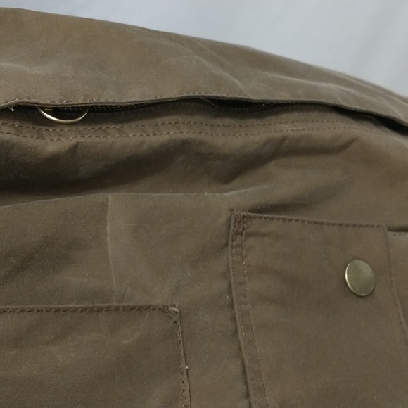 Barbour Wax Cotton Beaufort Jacket Tartan Lined 54" Chest 33" Long Jacket  ApxXL - Picture 5 of 16